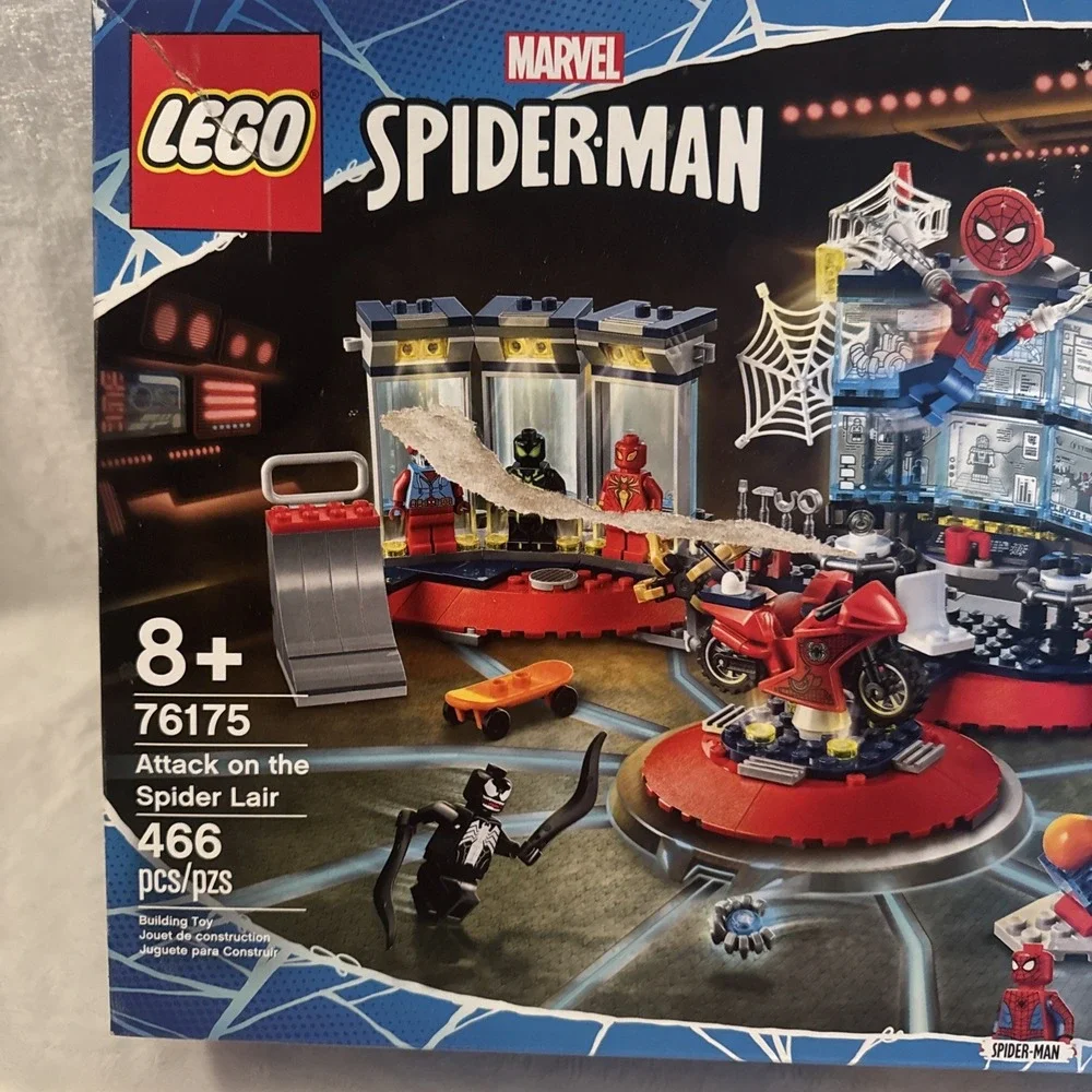 76175 ATTACK ON THE SPIDER LAIR lego NEW legos set man VENOM iron ultimate armor